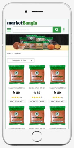Market Bangla grocery selection